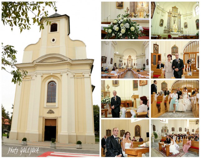 svadobny obrad kostol Dunajska Luzna